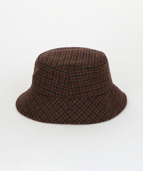 Steven Alan(スティーブンアラン)の「<Steven Alan> ブリティッシュ チェック バケット ハット(ハット・メンズ・ダークブラウン・FREE)」の2枚目の写真