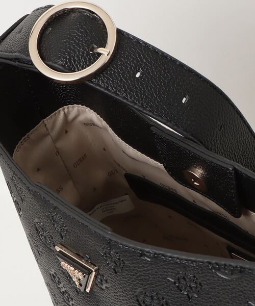 Guess（ゲス）の「CRESIDIA Ii Bucket トートバッグ（ハンドバッグ・レディース・ブラウン/ブラック・ONE SIZE）」の21枚目の写真