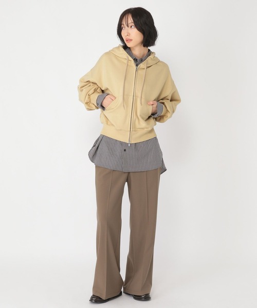 studio CLIP(スタディオクリップ)の「【daily CLIP】コンパクトZIPパーカー(パーカー・レディース・ライトイエロー/カーキ/チェリーレッド・FREE)」の9枚目の写真