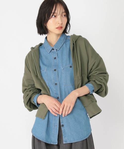 studio CLIP(スタディオクリップ)の「【daily CLIP】コンパクトZIPパーカー(パーカー・レディース・ライトイエロー/カーキ/チェリーレッド・FREE)」の14枚目の写真