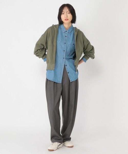 studio CLIP(スタディオクリップ)の「【daily CLIP】コンパクトZIPパーカー(パーカー・レディース・ライトイエロー/カーキ/チェリーレッド・FREE)」の16枚目の写真