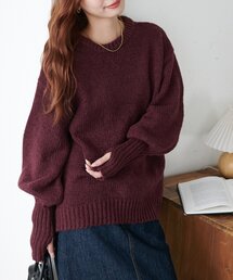 【WEB限定】マントスリーブニット