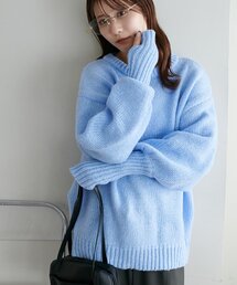 【WEB限定】マントスリーブニット