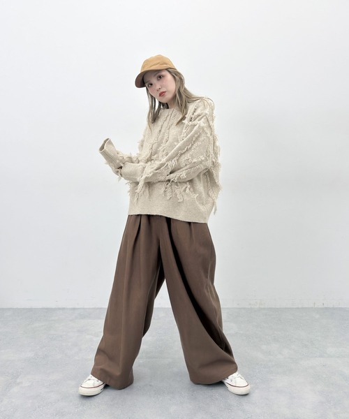 niko and（ニコアンド）の「[MODE NORM CORE] ジグザグフリンジプル