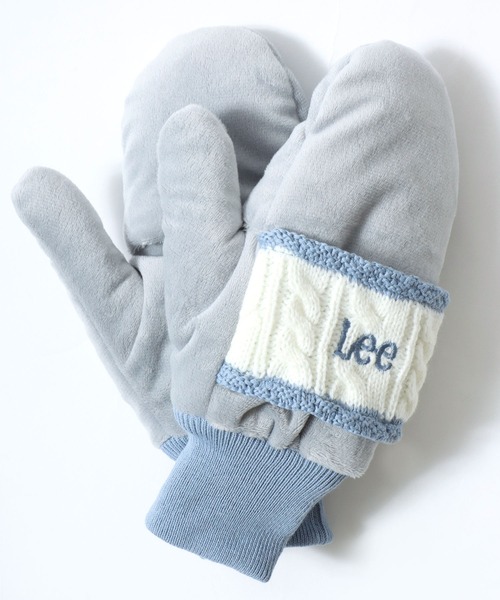 セール】Lee/リー Boa Gloves/ミトン ボアグローブ/手袋/2WAY 指出し
