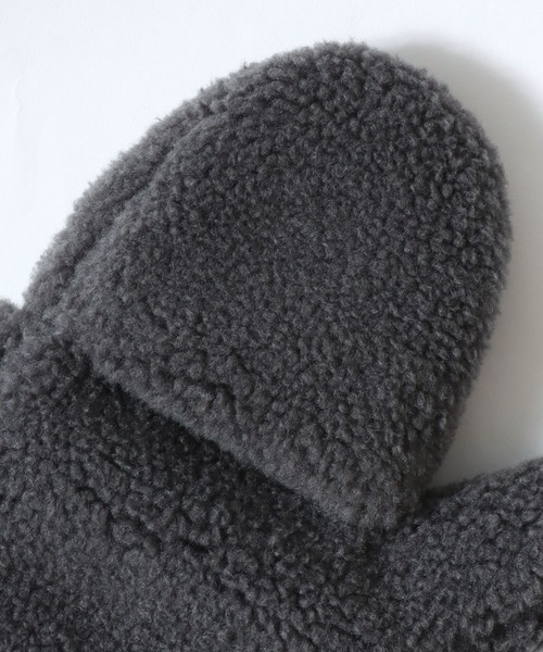 Lee(リー)の「Lee/リー Boa Gloves/ミトン ボアグローブ/手袋/2WAY 指出し/レディース メンズ(手袋・レディース・チャコール/ベージュ/ブルー/ピンク・M)」の19枚目の写真