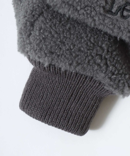 Lee(リー)の「Lee/リー Boa Gloves/ミトン ボアグローブ/手袋/2WAY 指出し/レディース メンズ(手袋・レディース・チャコール/ベージュ/ブルー/ピンク・M)」の21枚目の写真