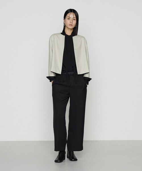 Gabardine K.T(ギャバジンケーティー)の「パウダーツイルストレッチ ワイドパンツ(その他パンツ・レディース・モカ/チャコール/ブラック・7号/11号/9号)」の14枚目の写真