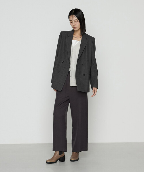 Gabardine K.T(ギャバジンケーティー)の「パウダーツイルストレッチ ワイドパンツ(その他パンツ・レディース・モカ/チャコール/ブラック・7号/11号/9号)」の20枚目の写真