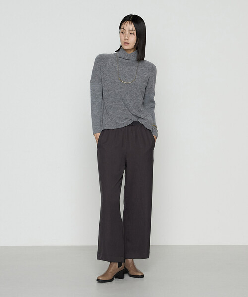 Gabardine K.T(ギャバジンケーティー)の「パウダーツイルストレッチ ワイドパンツ(その他パンツ・レディース・モカ/チャコール/ブラック・7号/11号/9号)」の21枚目の写真