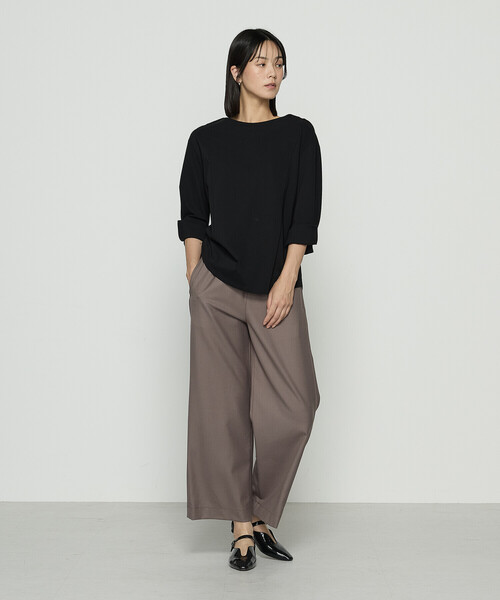Gabardine K.T(ギャバジンケーティー)の「パウダーツイルストレッチ ワイドパンツ(その他パンツ・レディース・モカ/チャコール/ブラック・7号/11号/9号)」の18枚目の写真