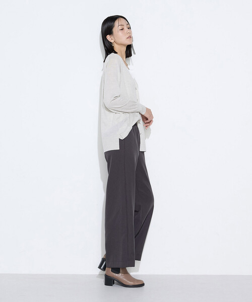Gabardine K.T(ギャバジンケーティー)の「パウダーツイルストレッチ ワイドパンツ(その他パンツ・レディース・モカ/チャコール/ブラック・7号/11号/9号)」の16枚目の写真
