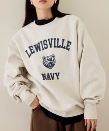 NAVY | NAVY ヘビーウェイト カレッジデザインスウェットプルオーバー(スウェット)