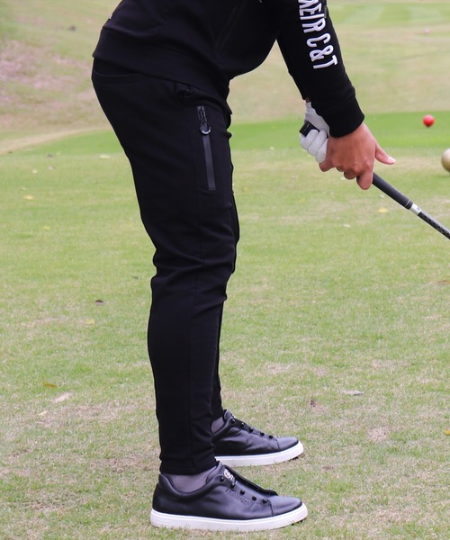 LUXE/R GOLF(ラグジュ ゴルフ)の「(RM)【LUXE/R GOLF】スウェット×フリース ピンタック イージー パンツ(チノパンツ・メンズ・ブラック/ライトグレー/オフホワイト・M/L/XL)」の14枚目の写真
