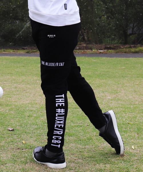 LUXE/R GOLF(ラグジュ ゴルフ)の「(RM)【LUXE/R GOLF】スウェット×フリース ピンタック イージー パンツ(チノパンツ・メンズ・ブラック/ライトグレー/オフホワイト・M/L/XL)」の19枚目の写真