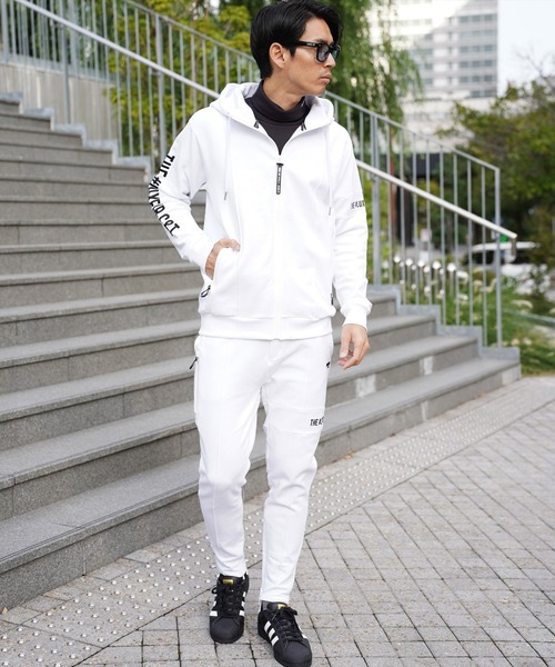 LUXE/R GOLF(ラグジュ ゴルフ)の「(RM)【LUXE/R GOLF】スウェット×フリース ピンタック イージー パンツ(チノパンツ・メンズ・ブラック/ライトグレー/オフホワイト・M/L/XL)」の20枚目の写真