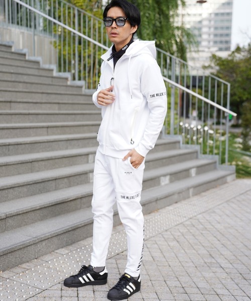 LUXE/R GOLF(ラグジュ ゴルフ)の「(RM)【LUXE/R GOLF】スウェット×フリース ピンタック イージー パンツ(チノパンツ・メンズ・ブラック/ライトグレー/オフホワイト・M/L/XL)」の21枚目の写真