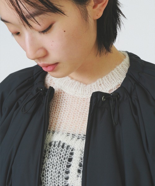 soduk(スドーク)の「【soduk】padded blouson(ブルゾン・レディース・ブラック/ブルー系その他・ONE SIZE)」の12枚目の写真