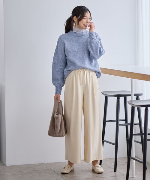 ANY(エニィ)の「コーデュロイタックバギーパンツ(その他パンツ・レディース・グレー系/ダークブラウン系/ホワイト系・X-LARGE)」の6枚目の写真