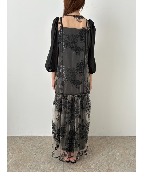 et.UNiVER(エトユニベール)の「Detachable sleeve dress(ドレス・レディース・ブラウン/ブラック/グレー・LARGE/SMALL/MEDIUM)」の13枚目の写真