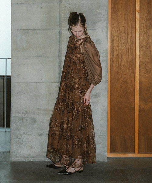 et.UNiVER(エトユニベール)の「Detachable sleeve dress(ドレス・レディース・ブラウン/ブラック/グレー・LARGE/SMALL/MEDIUM)」の17枚目の写真