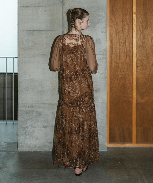 et.UNiVER(エトユニベール)の「Detachable sleeve dress(ドレス・レディース・ブラウン/ブラック/グレー・LARGE/SMALL/MEDIUM)」の18枚目の写真