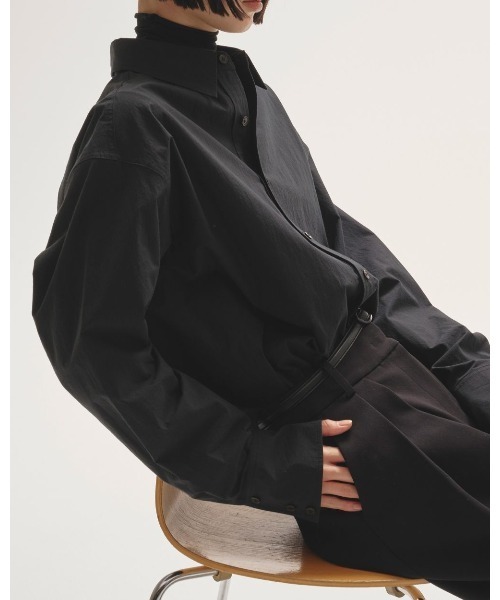 TODAYFUL(トゥデイフル)の「TODAYFUL Typewriter Box Shirts 12520416(シャツ/ブラウス・レディース・ブラック/ライトピンク/オリーブ/オフホワイト・FREE)」の3枚目の写真