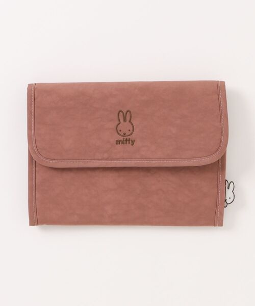 Miffy( ミッフィー)の「miffy ミッフィー 母子手帳ケース(母子手帳ケース・レディース・グレー/ピンク・FREE)」の1枚目の写真