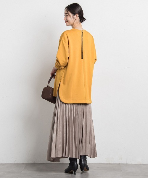 LAUTREAMONT（ロートレアモン）の「【WEB限定】ふんわリッチプルオーバー≪手洗い可能≫（Tシャツ/カットソー・レディース・ベージュ/ブルー/ピンク/チャコールグレー/イエロー/ブラック・9号/11号）」の20枚目の写真