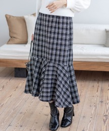 CLEAR BASIC | 【低身長用サイズ有】ツイードマーメイドスカート(セット可)[大人 フェミニン 上品]≪AW新作≫(スカート)