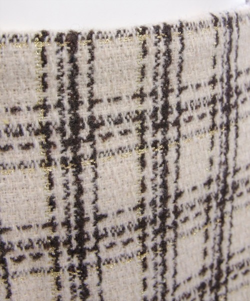 CLEAR BASIC（クリアベーシック）の「【低身長用サイズ有】ツイードマーメイドスカート(セット可)[大人 フェミニン 上品]≪AW新作≫（スカート・レディース・ブラック/ホワイト/ベージュ・F/PF）」の6枚目の写真