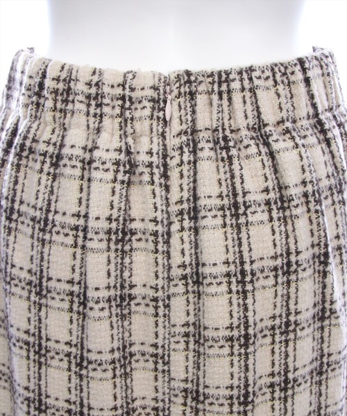 CLEAR BASIC（クリアベーシック）の「【低身長用サイズ有】ツイードマーメイドスカート(セット可)[大人 フェミニン 上品]≪AW新作≫（スカート・レディース・ブラック/ホワイト/ベージュ・F/PF）」の11枚目の写真