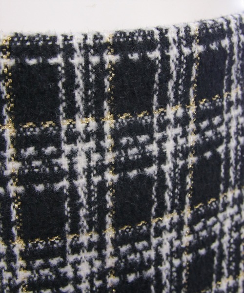 CLEAR BASIC（クリアベーシック）の「【低身長用サイズ有】ツイードマーメイドスカート(セット可)[大人 フェミニン 上品]≪AW新作≫（スカート・レディース・ブラック/ホワイト/ベージュ・F/PF）」の5枚目の写真