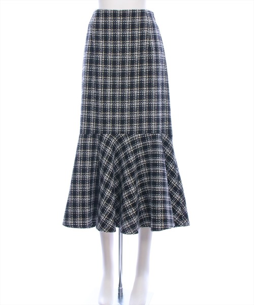 CLEAR BASIC（クリアベーシック）の「【低身長用サイズ有】ツイードマーメイドスカート(セット可)[大人 フェミニン 上品]≪AW新作≫（スカート・レディース・ブラック/ホワイト/ベージュ・F/PF）」の15枚目の写真