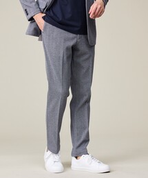 ABAHOUSE GRAY | 【セットアップ対応】ヘリンボーン ジャガード ニットスラックス(スラックス)