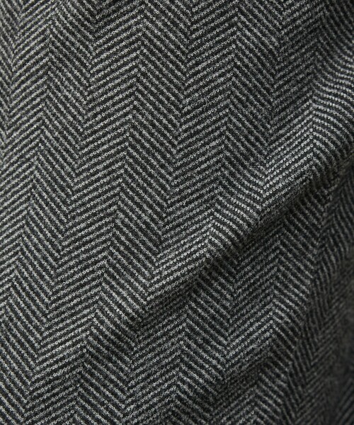 ABAHOUSE GRAY(アバハウスグレイ)の「【セットアップ対応】ヘリンボーン ジャガード ニットスラックス(スラックス・メンズ・ブルー/チャコールグレー/ブラック・44/46/48/50)」の12枚目の写真