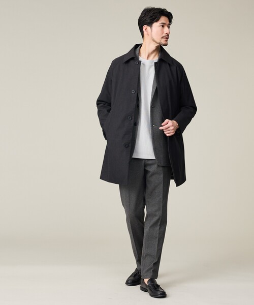 ABAHOUSE GRAY(アバハウスグレイ)の「【セットアップ対応】ヘリンボーン ジャガード ニットスラックス(スラックス・メンズ・ブルー/チャコールグレー/ブラック・44/46/48/50)」の15枚目の写真