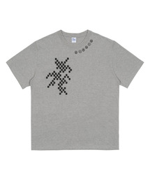 THE COLDEST MOMENT（ザコールデストモーメント）の「TCM checker T (grey)（Tシャツ/カットソー）」
