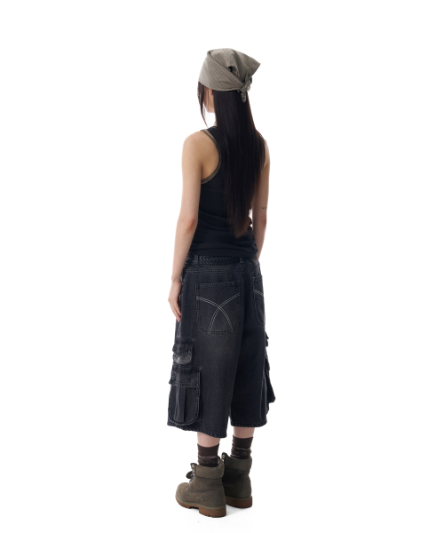 AAKAM(アーカム)の「Rope Contrast Camo Sleeveless (Black)(Tシャツ/カットソー・レディース・その他・1/2)」の5枚目の写真