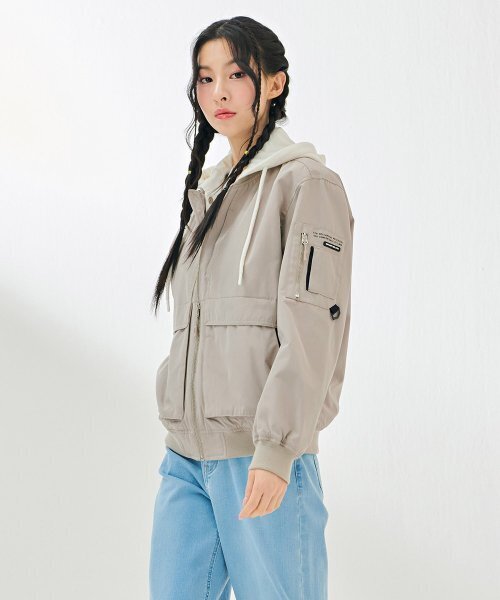 CHASECULT(チェイスカルト)の「共用フード内皮脱着ジャンパー-DARU4111B0X(ブルゾン・メンズ・Beige・100/110/95/105/90)」の4枚目の写真
