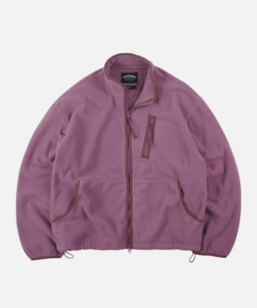 フリース ジップアップジャケット ラベンダー FLEECE ZIP UP JACKET _ LAVENDER（その他アウター）｜FRIZMWORKS（フ