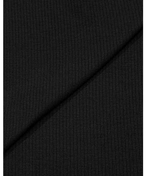 MOAA(モア)の「Button Line Rib Top (BLACK)(Tシャツ/カットソー・レディース・その他・SMALL/MEDIUM)」の5枚目の写真