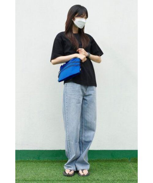 MUSINSA STANDARD WOMAN（ムシンサスタンダードウーマン）の「ウィメンズリラックスフィットクルーネックTシャツ[ブラック]（Tシャツ/カットソー・レディース・その他・SMALL/X-SMALL/LARGE/MEDIUM/X-LARGE）」の2枚目の写真