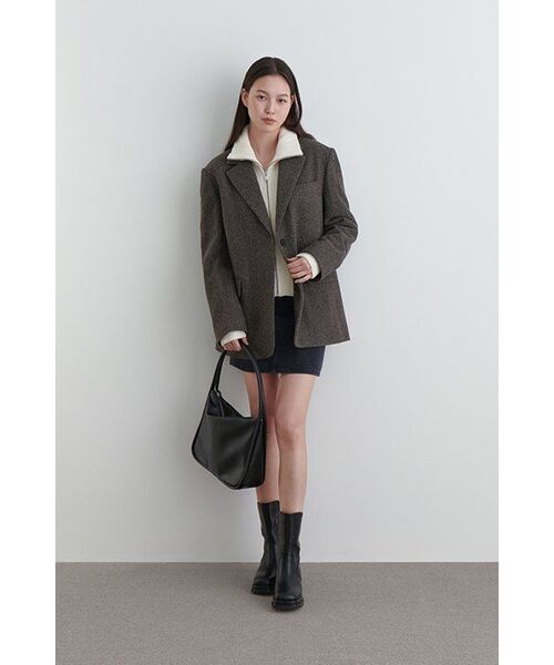 MUSINSA STANDARD WOMAN(ムシンサスタンダードウーマン)の「レディースデニムミニスカート【ウォッシュドブラック】(スカート・レディース・その他・SMALL/MEDIUM/LARGE/X-SMALL)」の15枚目の写真