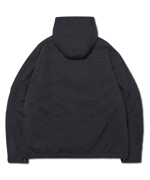 NOMANUAL(NOMANUAL)の「HOODED FLIGHT JUMPER - BLACK(ミリタリージャケット・レディース・その他・SMALL/MEDIUM/LARGE)」の2枚目の写真