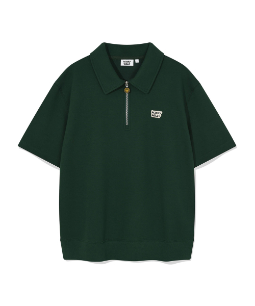 Wacky WiLLy(ワッキーウィリー)の「スウェットカラー半袖Tシャツグリーン(ポロシャツ・レディース・その他・SMALL/LARGE/MEDIUM/X-LARGE)」の1枚目の写真