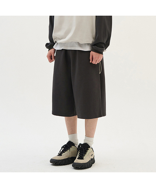 XERO（ゼロ）の「8部オーバースウェットパンツ（その他パンツ・レディース・グレー/ブラック/カーキ/ネイビー/チャコール/ホワイト・MEDIUM/LARGE/X-LARGE）」の4枚目の写真