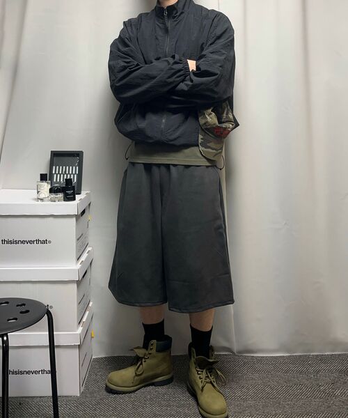 XERO（ゼロ）の「8部オーバースウェットパンツ（その他パンツ・レディース・グレー/ブラック/カーキ/ネイビー/チャコール/ホワイト・MEDIUM/LARGE/X-LARGE）」の14枚目の写真