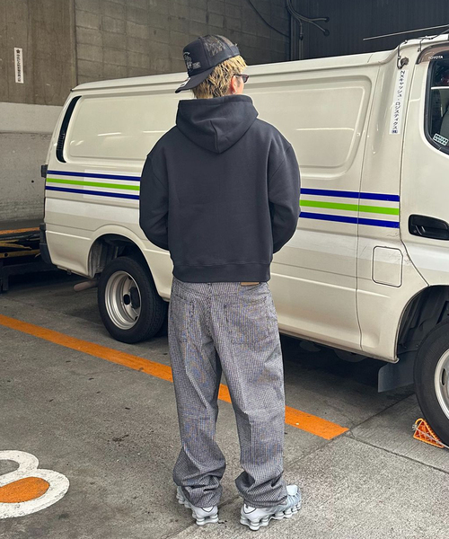 BRAIN DEAD（ブレインデット）の「【BRAIN DEAD/ブレインデッド】 COLLEGIATE ZIP UP HOODIE BDF25T20004785BK01（パーカー・レディース・ブラック・SMALL/MEDIUM）」の6枚目の写真