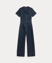 RRL（ダブル アール エル）の「インディゴ ジャカード ジャンプスーツ（つなぎ/オールインワン）」